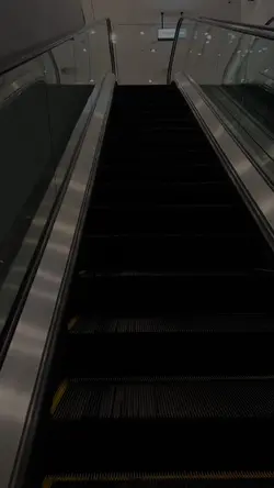 escalator transision