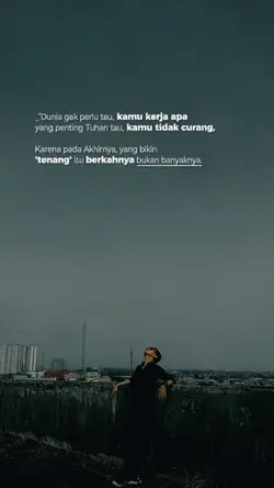 Dunia gak perlu tau