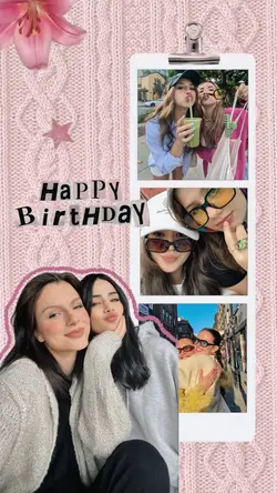 birthday frame
