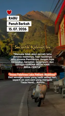 Rabu 15 Juli 2026