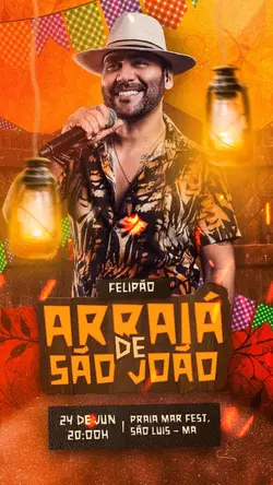 seu flyer são João