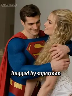 HUGGED BY SUPERMAN