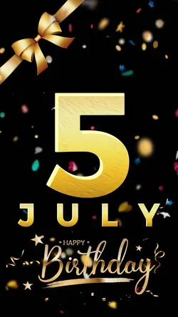 Birthday 5 July