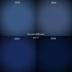 I'm not different.