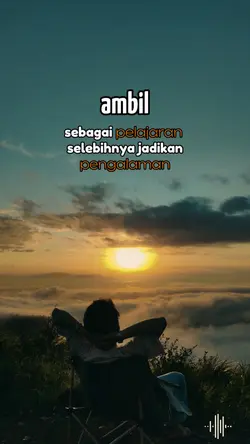 sebagai pelajaran