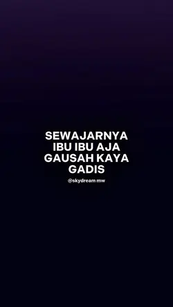 sewajarnya ibu ibu
