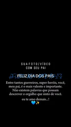 Feliz dia dos pais