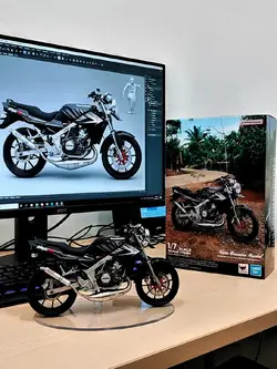 miniatur motor viral
