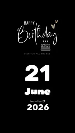 Hbd 21 June 2026