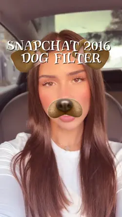 Snapchat dog filter