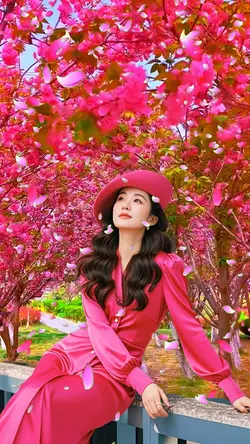 In the flowers