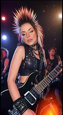 80s Punk Vintage 