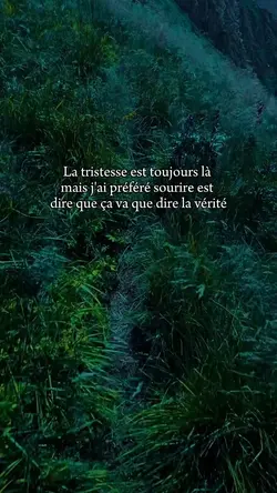la tristesse...