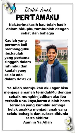 Anak pertamaku