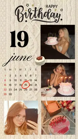 BIRTHDAY 19 JUNE