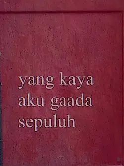 NO MIRROR ORANG KAYA