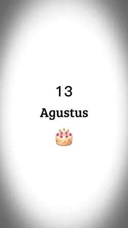 Brithday 13 august