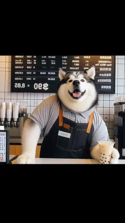 Coffee shop Dog