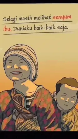 MELIHAT SENYUM IBU