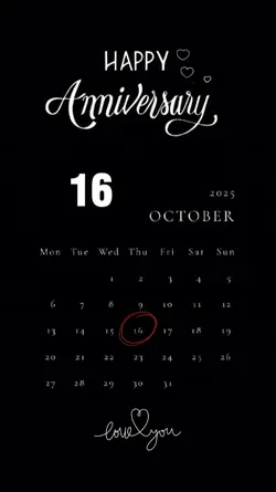 anniversary 16 oct