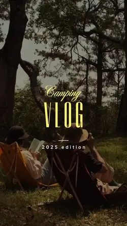 Camping vlog