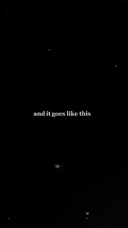 Goes like this...