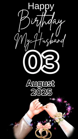 HBD Husband 03August