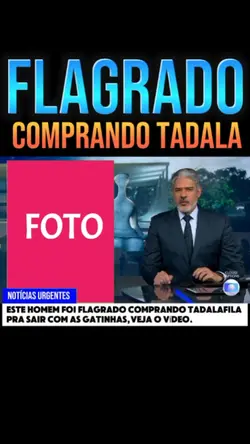 flagrante do tadala