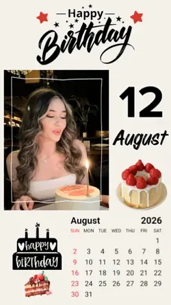 Birthday 12 August