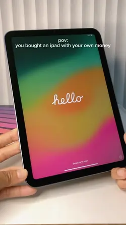 Unboxing ipad video