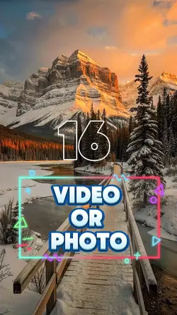 16 video or photo 