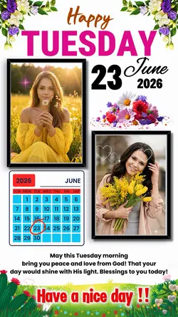 Tuesday 23 June 2026