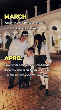 Welcome April 🤍✨