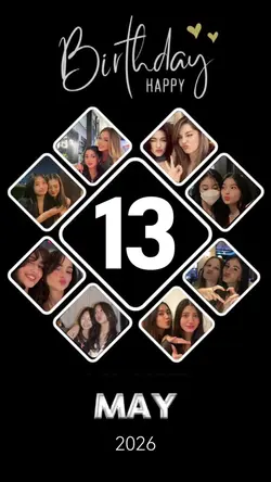 Birthday 13 May 2026