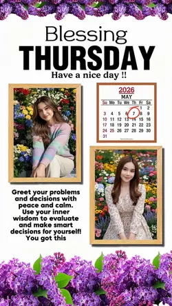 Thursday 7 May 2026