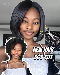bob cut hair