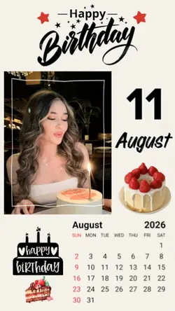Birthday 11 August
