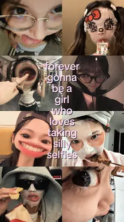 loves silly selfies