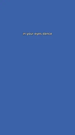In your eyes dance