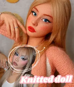 Knitted doll AI 