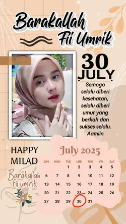 MILAD 30 JULY