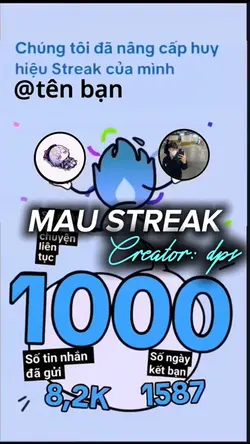 chuỗi tiktok 1000