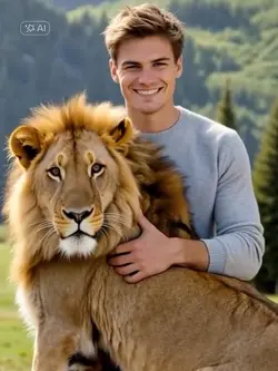AI HUG LION