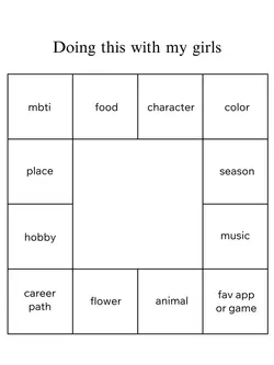 mbti trend friends