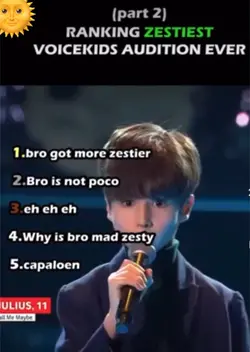 The voicekids zesty 