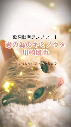 君の為のキミノウタ/川崎鷹也