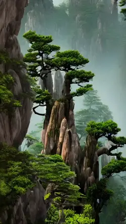 sky-high cliffs