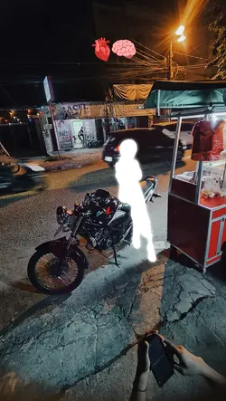 trend bayangan putih