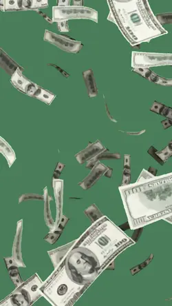 falling money