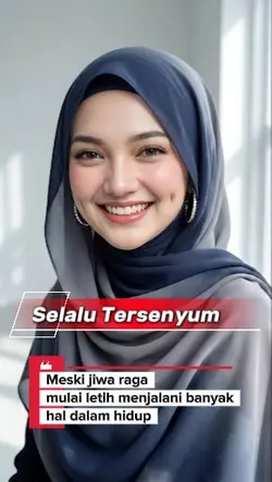 Selalu tersenyum 